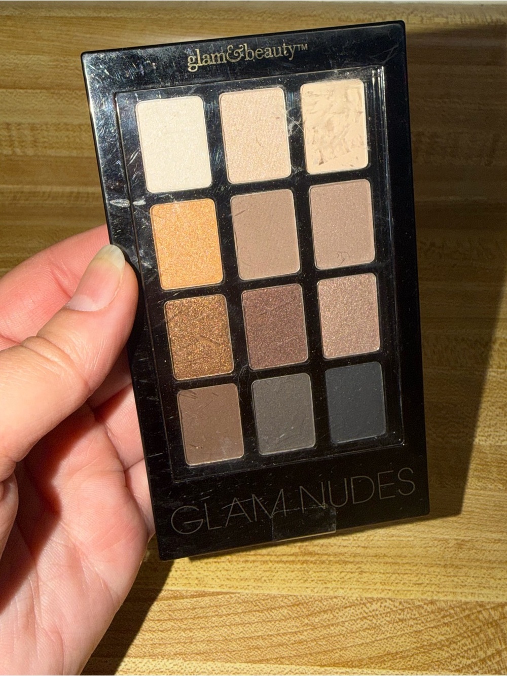 Glam & Beauty Glam Nudes Eyeshadow Palette - Neutral Shades‎ color makeup